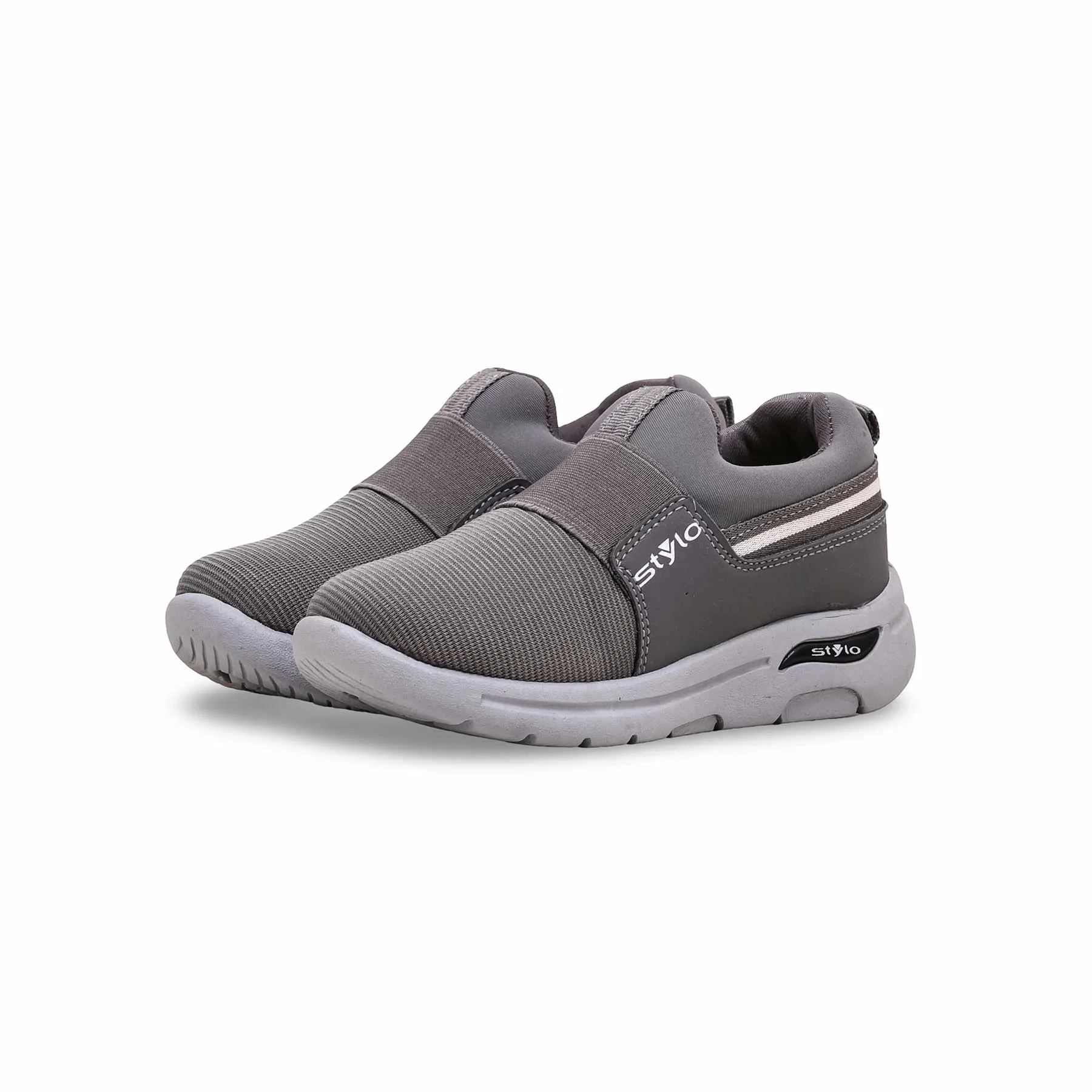 Boys Grey Casual Canvas KD2326 Budget Casual Shoes