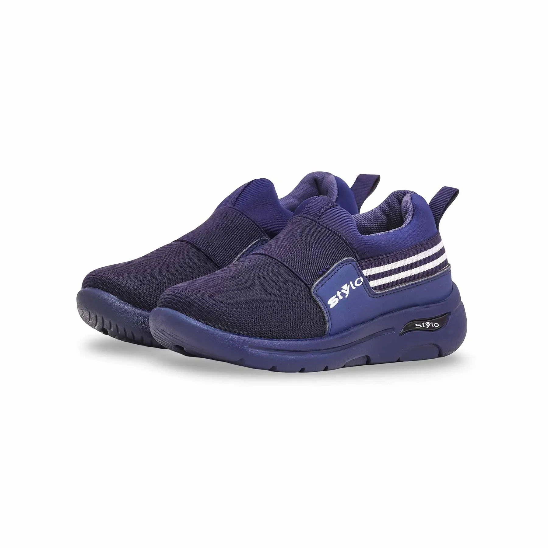 Casual Shoes With White Soles Boys Navy Casual Canvas KD2326