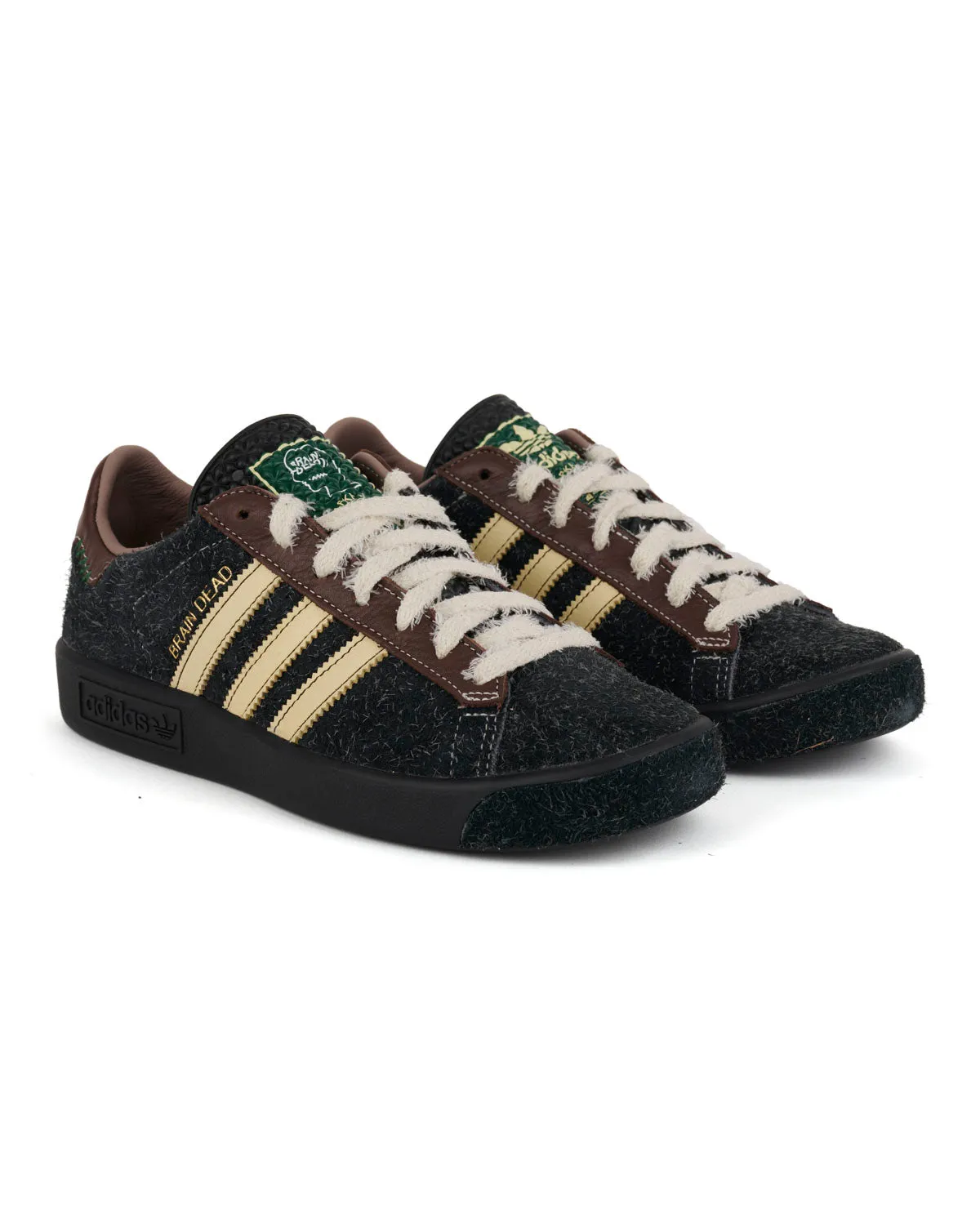 Brain Dead x adidas Forest Hills - Black / Natural Golf Shoes Adidas