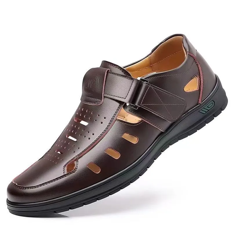Sandals With Covered Toes Casual Breathable Summer Hollow Sandals Men