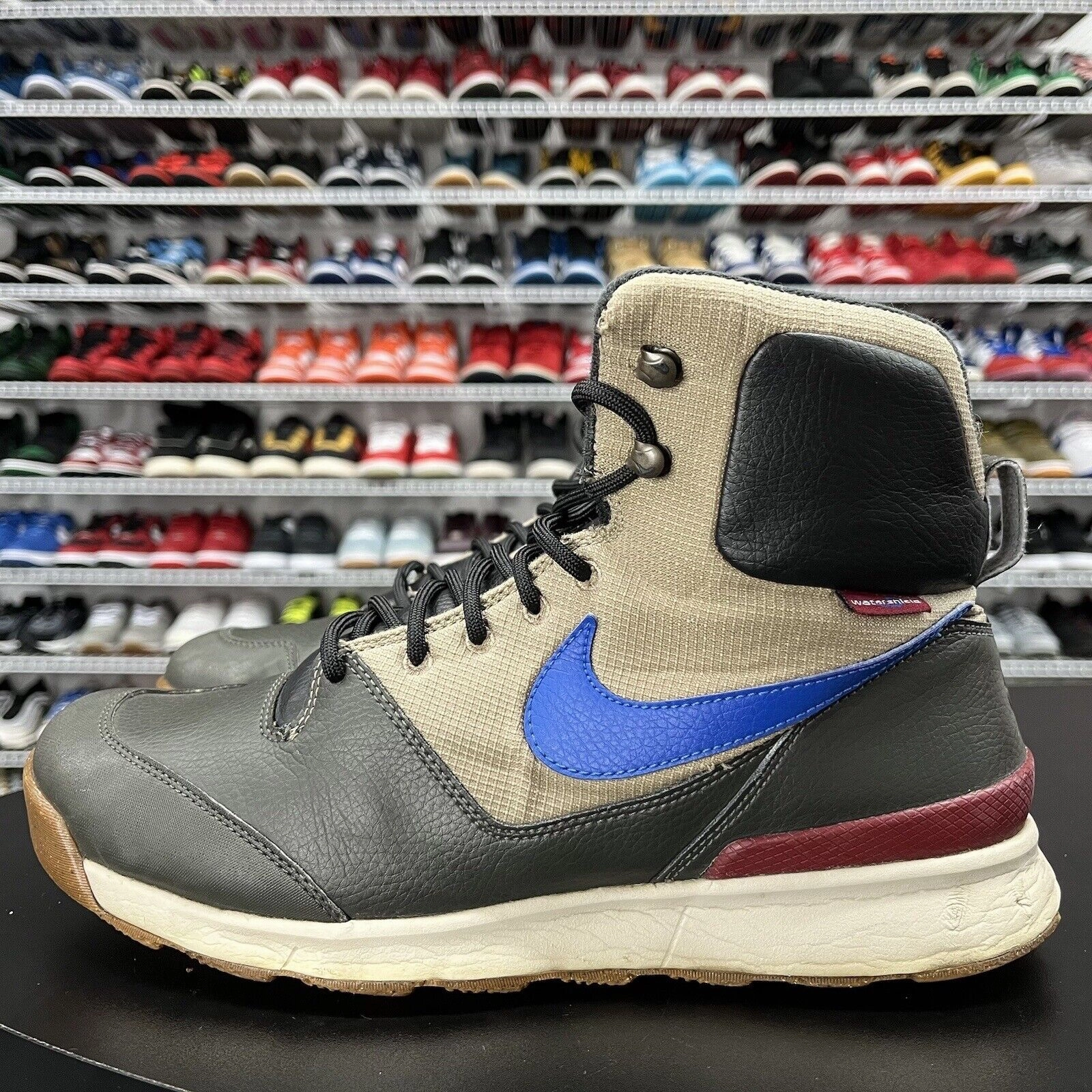 Vs Hiking Shoes Nike Men's ACG Stasis Hiking Sneakers Mid Top 616192-201 Men's Size 11.5