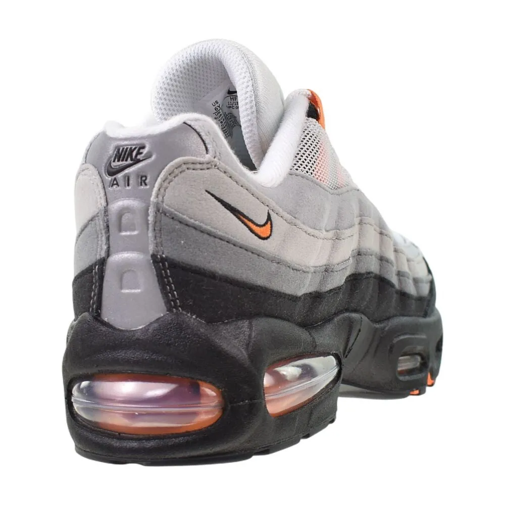 Nike Air Max 95 BB S (GS) Big Kids' Shoes Black/Bright Mandarin Best Tennis Shoes For Business Casual