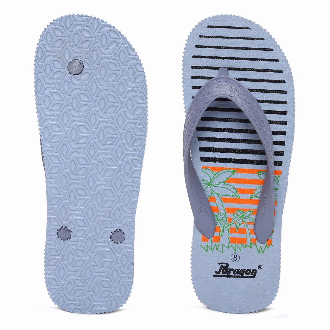 Paragon  HWK3708G Men Stylish Lightweight Flipflops | Casual & Comfortable Daily-wear Slippers for Indoor & Outdoor | For Everyday Use Minimalist Flip Flops