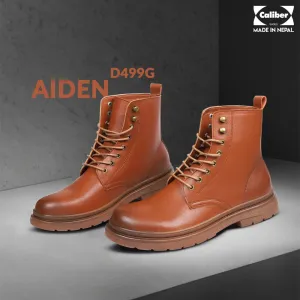 Caliber Shoes Brown Boots For Men (Aiden D499G) Safety Boots Hiking