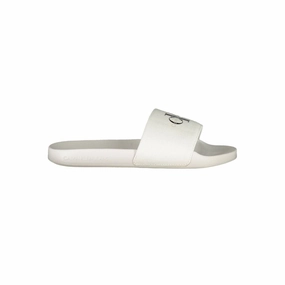 Calvin Klein White Polyester Women Sandal Best Winter Business Casual Shoes