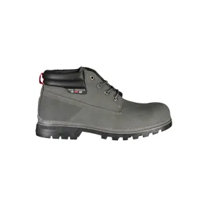 Carrera Gray Polyester Mens Boot Composite Toe Combat Boots