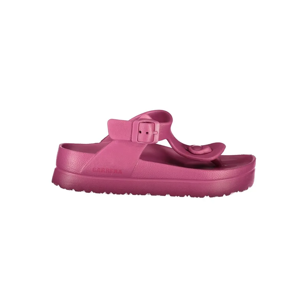 Carrera Pink Polyethylene Sandal T Flat Shoes