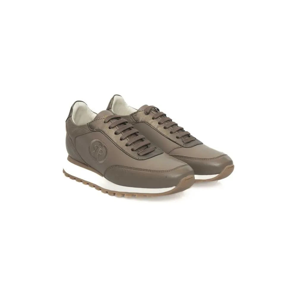 Casa Blanca Sneakers Cerruti 1881 Beige Cowhide Women Sneaker
