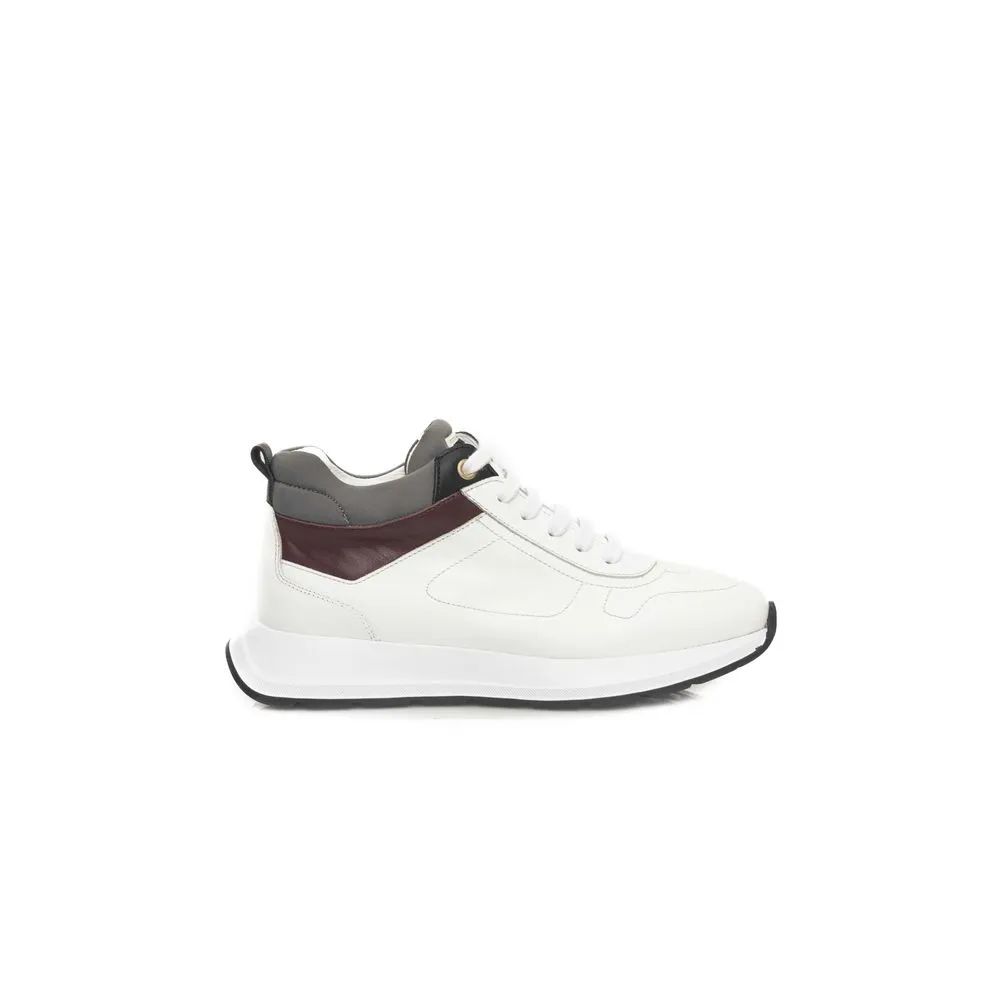 Cerruti 1881 White Leather Women Sneaker Avia Sneakers