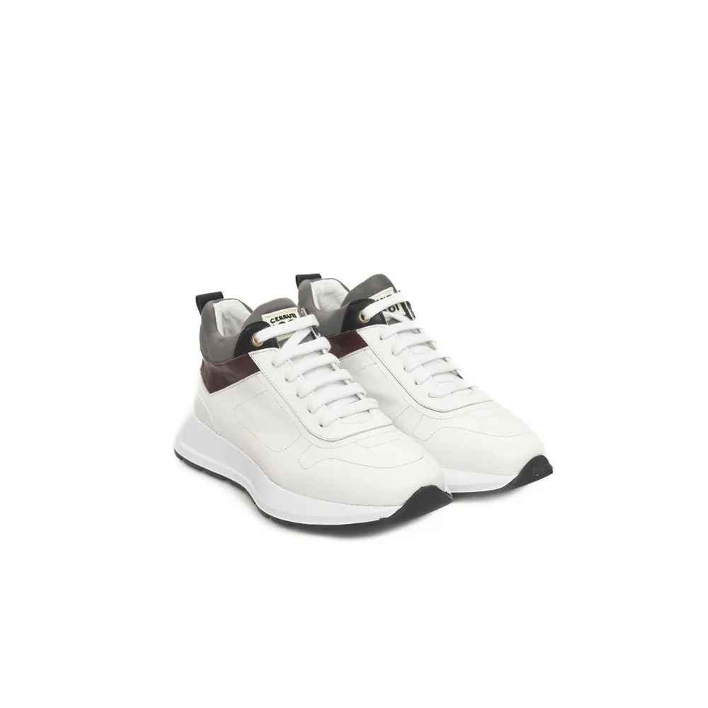 Medalist Low Sneakers Cerruti 1881 White Leather Women Sneaker