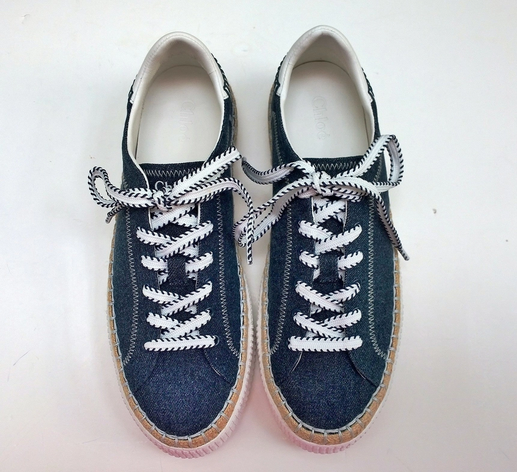 Chlo Telma Sneakers in Dark Denim Espadrille Trainers Espadrilles Tory Burch Shoes