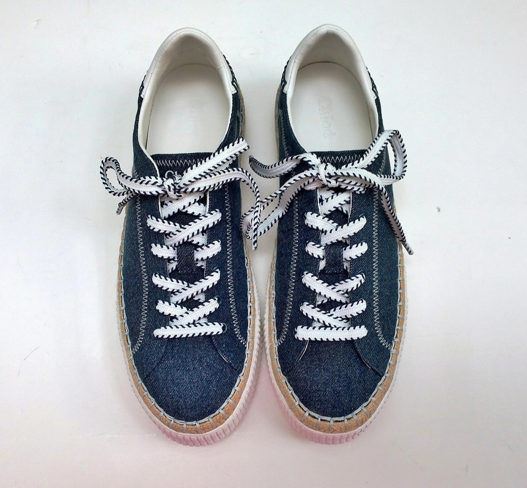 Boden Wedge Espadrilles Chlo Telma Sneakers in Dark Denim Espadrille Trainers