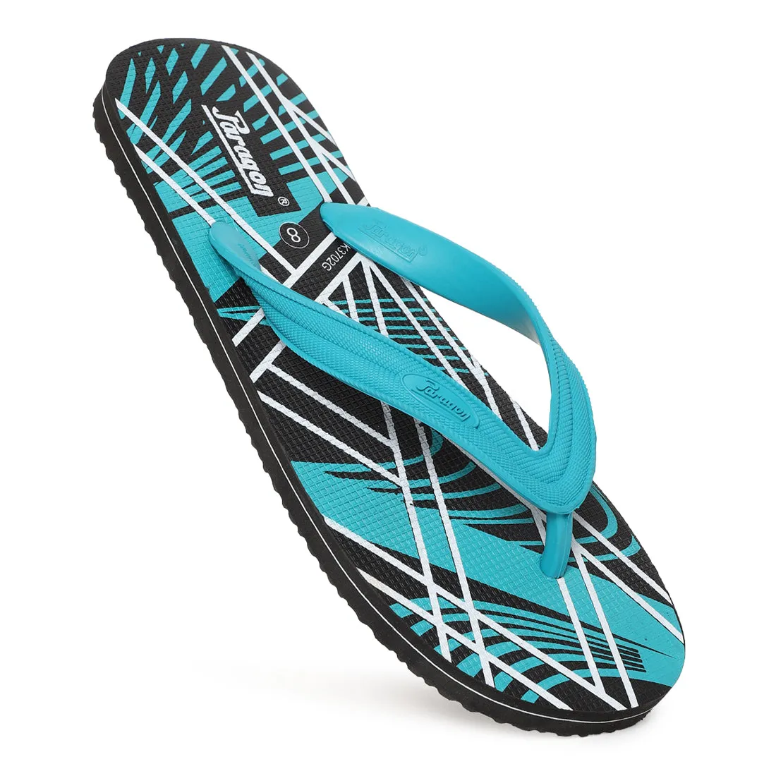 Paragon  HWK3702G Men Stylish Lightweight Flipflops | Casual & Comfortable Daily-wear Slippers for Indoor & Outdoor | For Everyday Use Best Arched Flip Flops