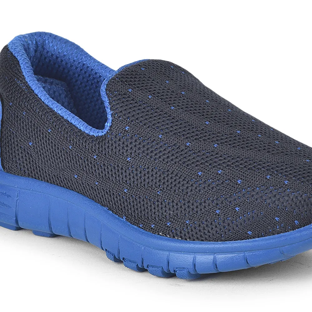 Lucy & Luke (Blue) Sports Non Lacing Walking Shoes For Kids 2123-10 By Liberty Best Walker Shoes