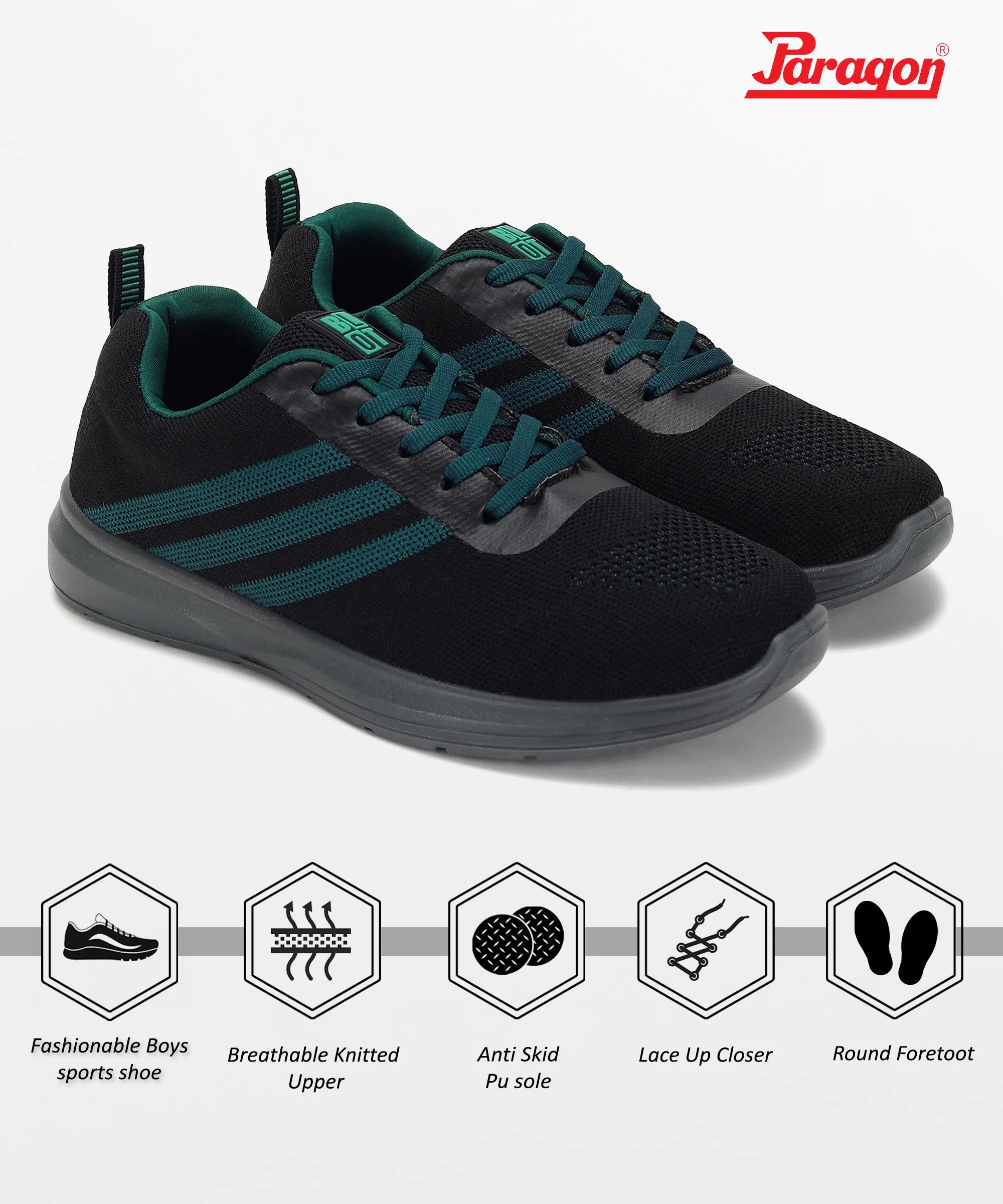 Ultra 360 Hiking Shoes Paragon PUK8003B Kids Casual Fashion Shoes | Comfortable Trendy Shoes for Boys & Girls