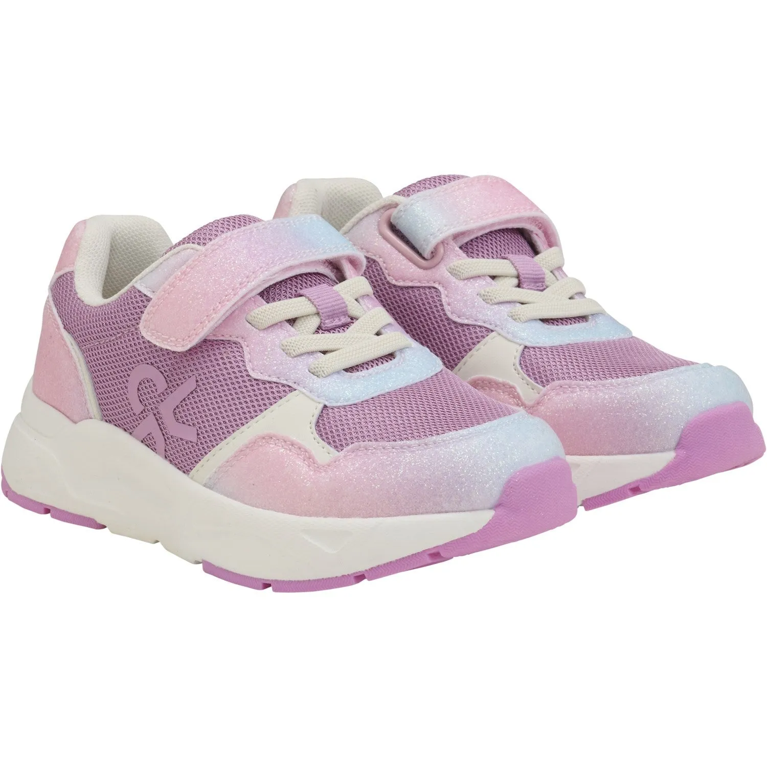 Color Kids Orchid Shoes W. Velcro Angela Simmons Sneakers