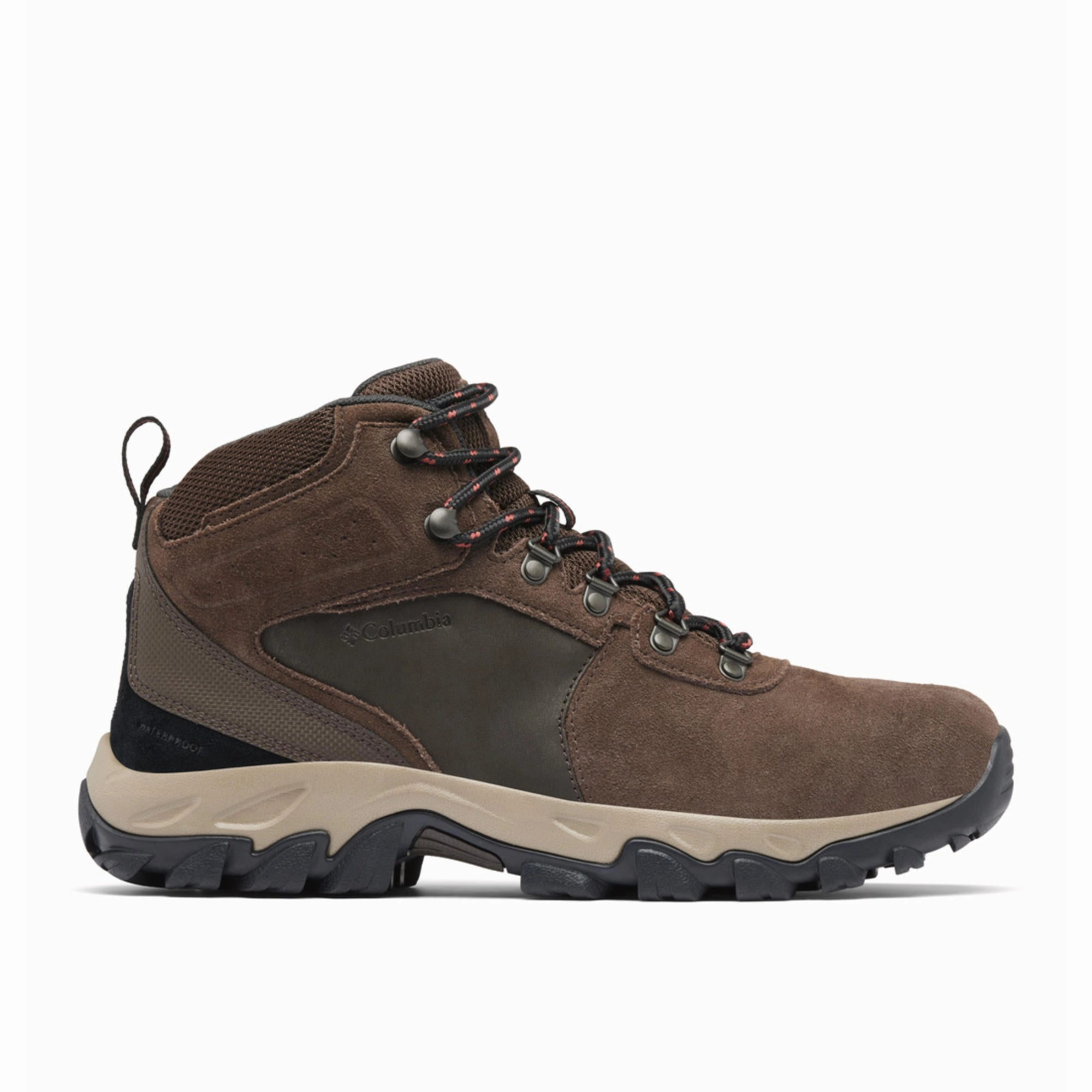 Hiking Shoes For Backpacking Columbia Men Brown NEWTON RIDGE PLUS II SUEDE WP