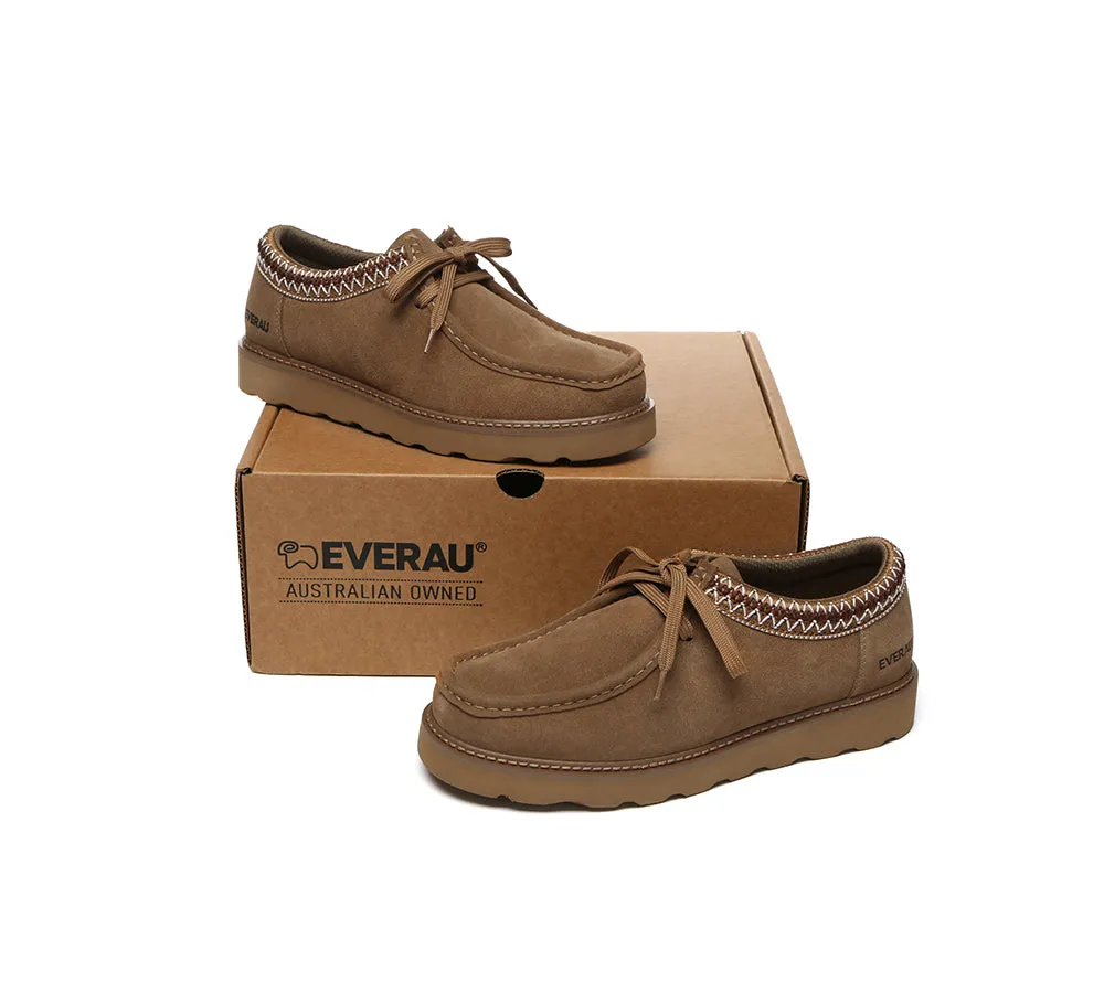 Lunar Roam Casual Shoes EVERAU Men Leather Lace Up Casual Shoes Madison