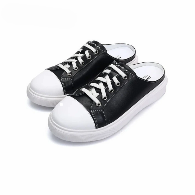 DR.KONG WOMEN COMFORT CASUAL SHOES DK-W5001506-BLK Retro 1 Mid Se Suede Casual Shoes