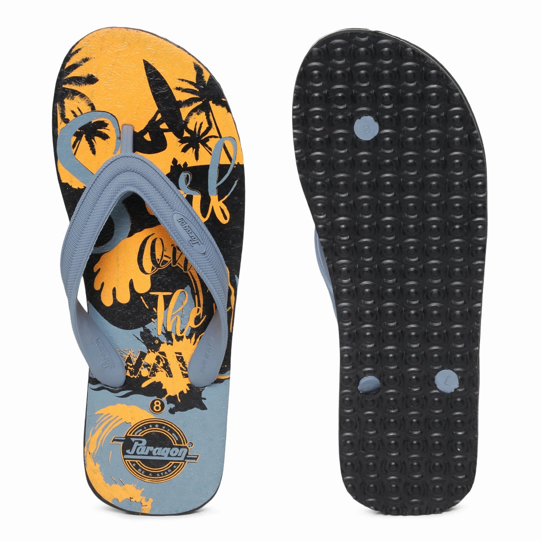 Paragon  HWK3710G Men Stylish Lightweight Flipflops | Casual & Comfortable Daily-wear Slippers for Indoor & Outdoor | For Everyday Use Flip Flops Song