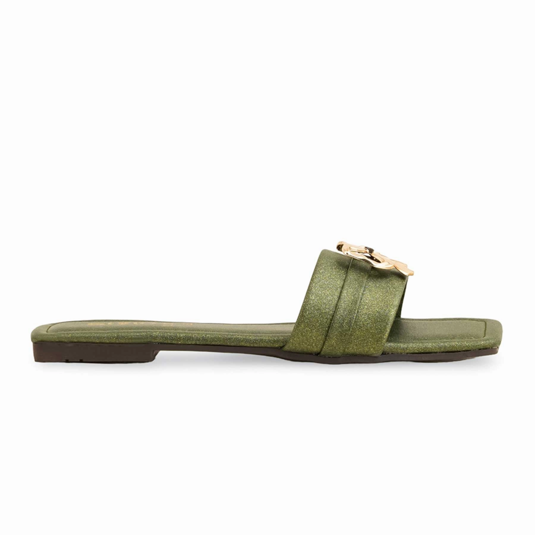 Green Casual Women Slipper CL1970 Casual Shoes Winter