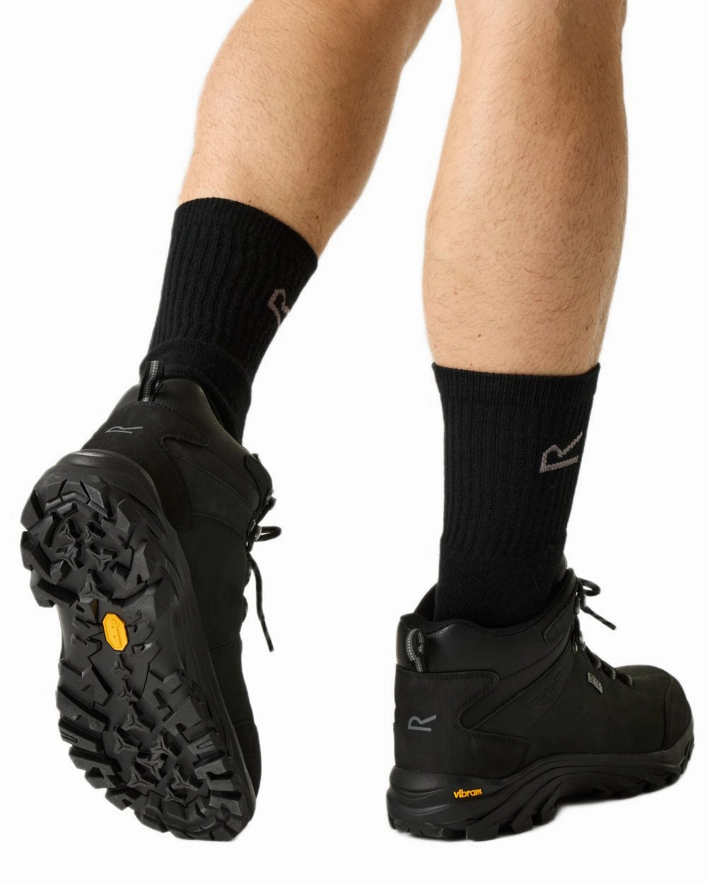 Anylander Hiking Shoes Regatta Mens Burrell Leather Waterproof Vibram Walking Boots