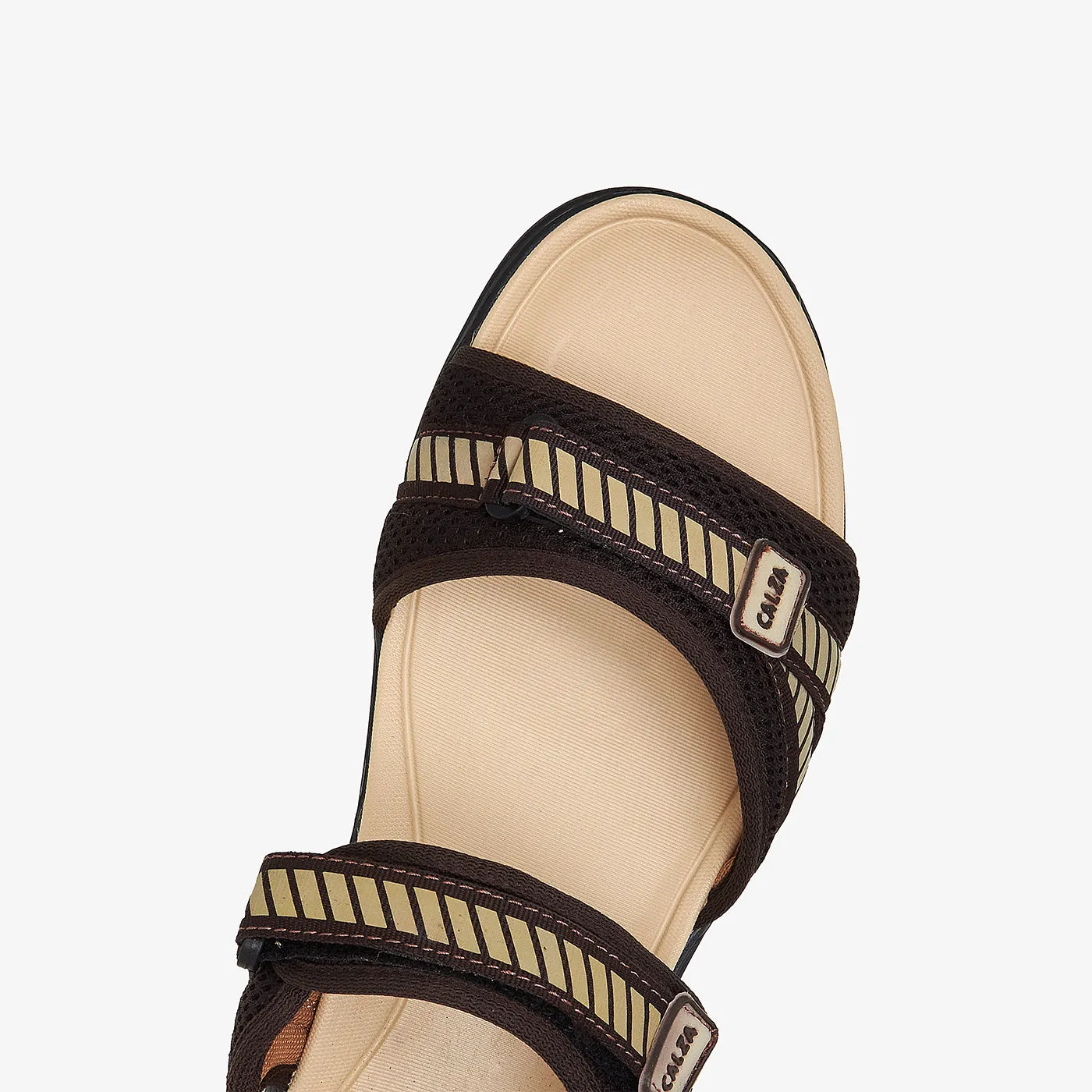 Comfy Sandals for Men Comfortable Low Heel Strappy Sandals