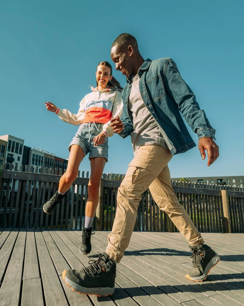 Hi-Tec Mens Fuse Trek Mid Hiking Boots Top Brand Hiking Shoes