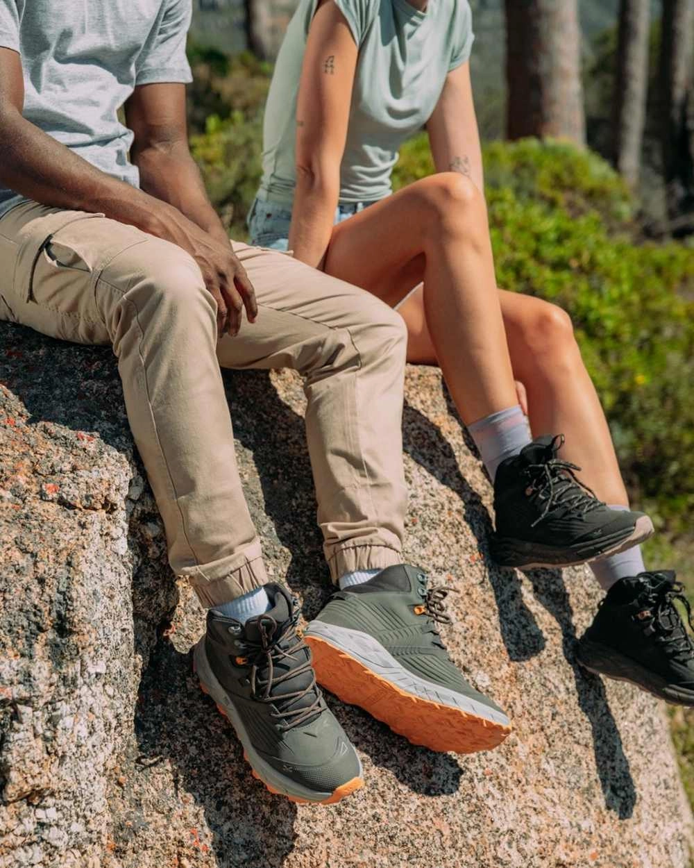 Hi-Tec Mens Fuse Trek Mid Hiking Boots Siren Edge Waterproof Hiking Shoes