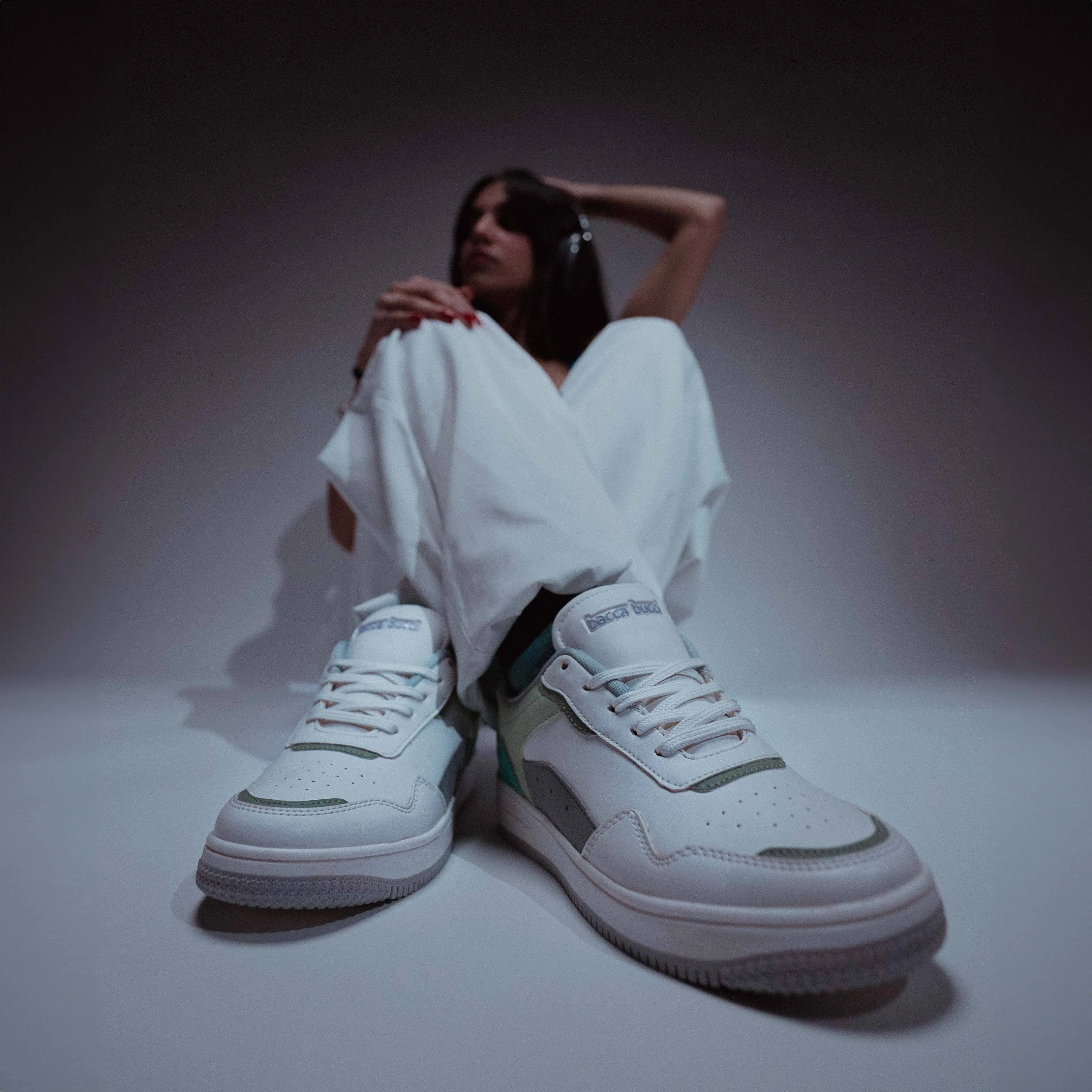 Best Flat Sole Lifting Shoes Bacca Bucci LUCY Low-top Flat Sole Sneakers For Women