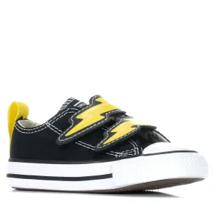 Converse Chuck Taylor Infant Electric Bolt Low Black Most Cushioned Sneakers
