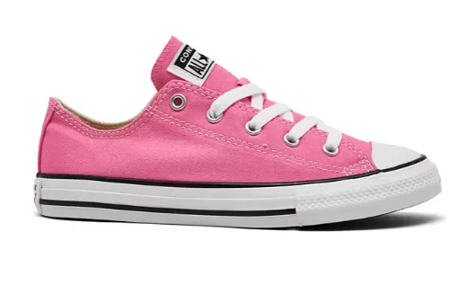 Converse Kids Pink Chuck Taylor All Star Low Top Shoes 3J238 Nike Low Dunk Sneakers