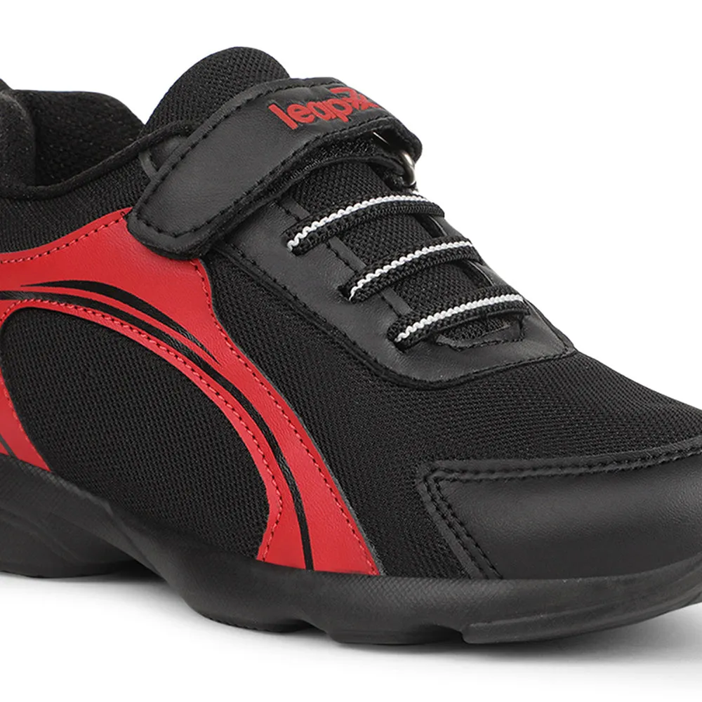 Best Running Shoes Pronators Leap7x Black Non Lacing Sports Running Shoes For Kids KSN 670V By Liberty