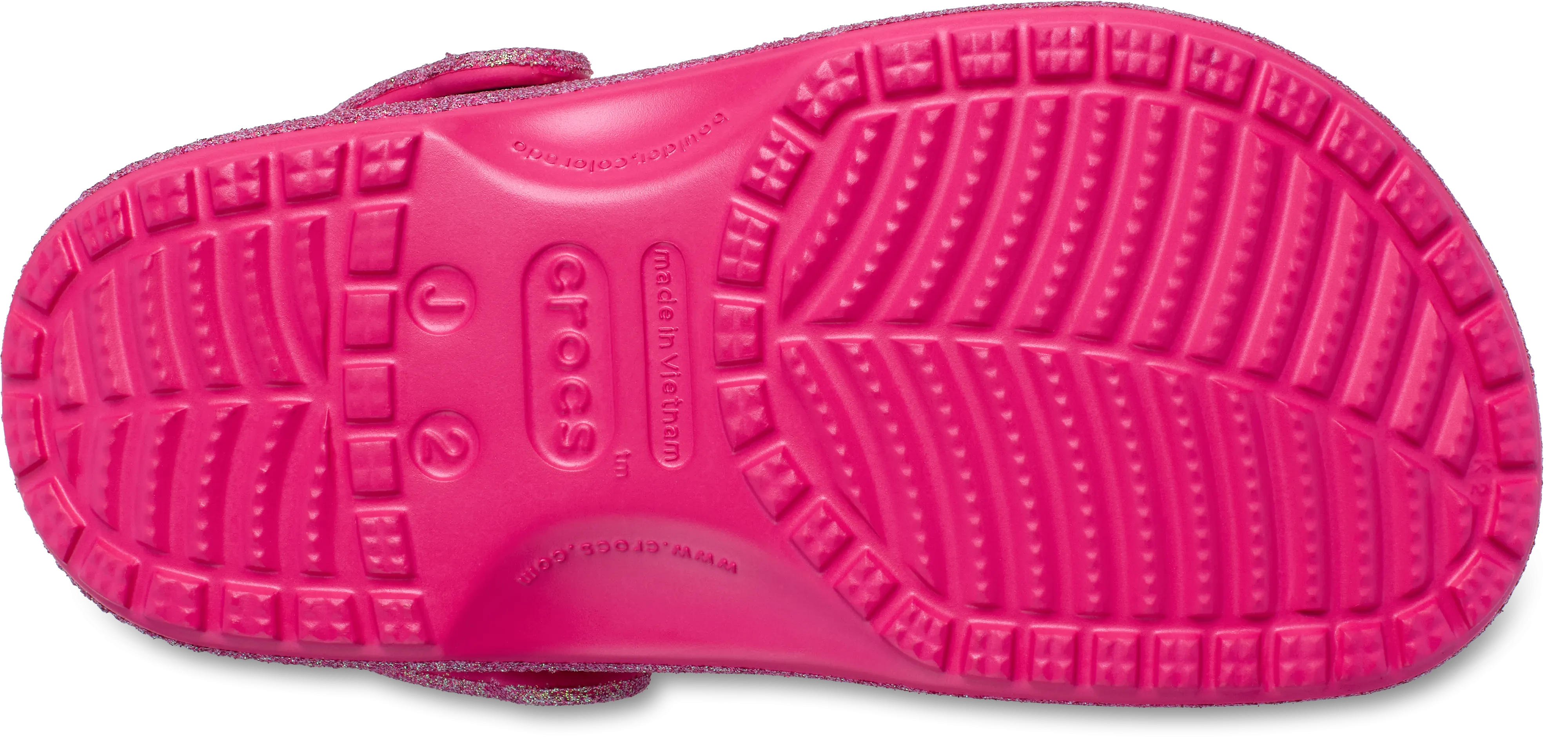 Crocs Kids Classic Clog | Glitter Dragon Fruit Best Cushioned Walking