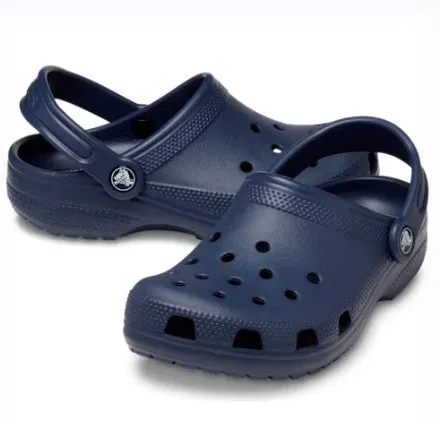 Crocs Kids Classic Clog  Navy Upper Casual Shoes