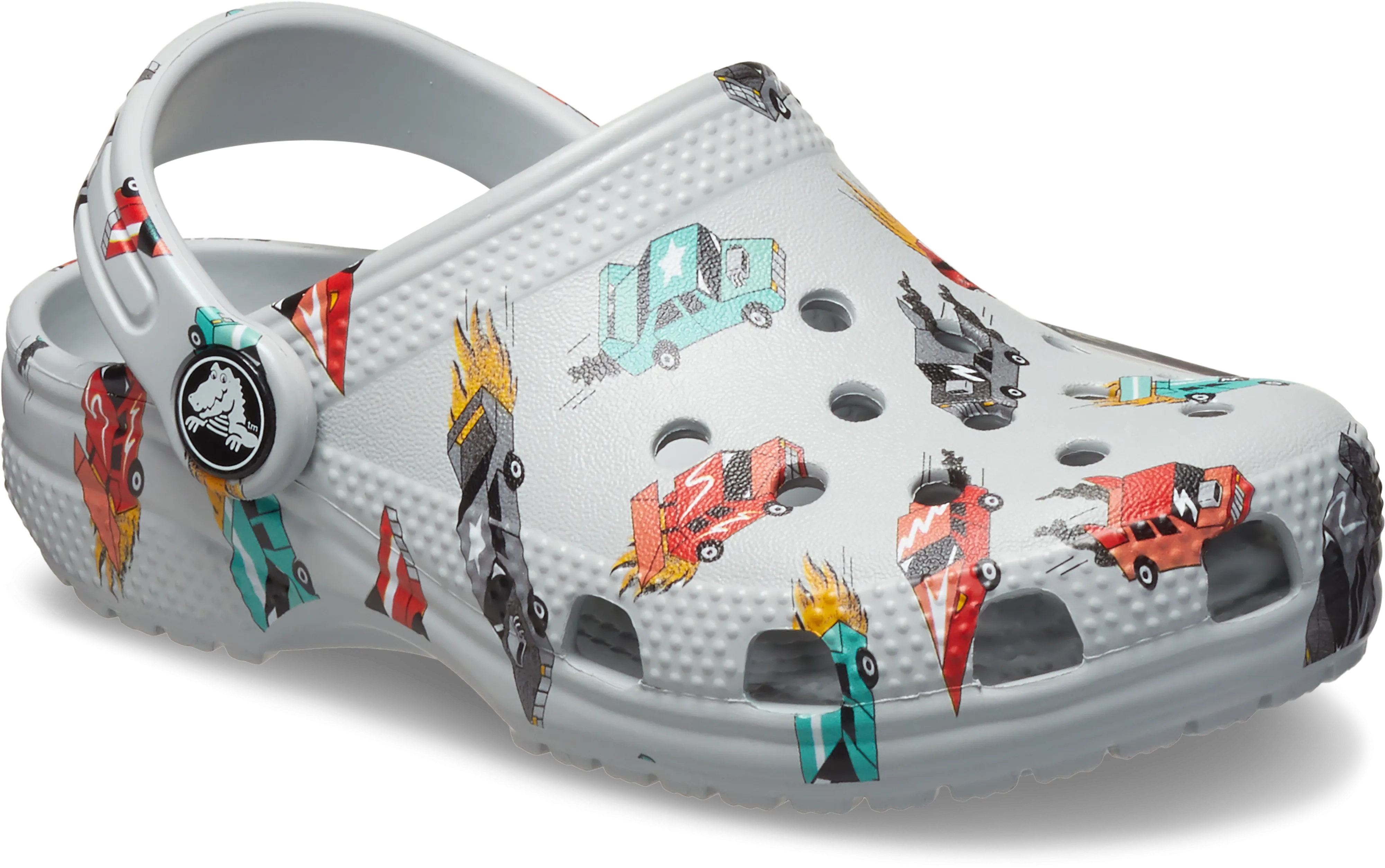 Crocs Kids Classic Clog | Race Cars Walk In Her
