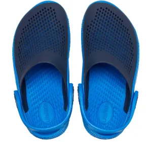 Casual Big Size Shoes Online Crocs Toddlers Literade 360 Clog Navy/ Brigth Cobalt
