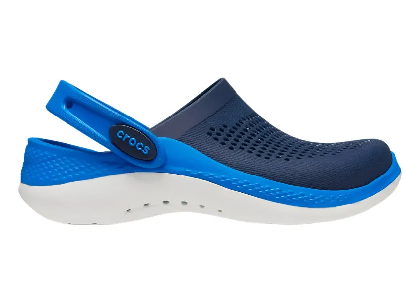 On Running Casual Shoes Crocs Toddlers Literade 360 Clog Navy/ Brigth Cobalt