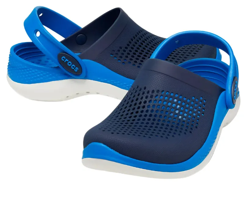 Metro Casual Shoes Crocs Toddlers Literade 360 Clog Navy/ Brigth Cobalt