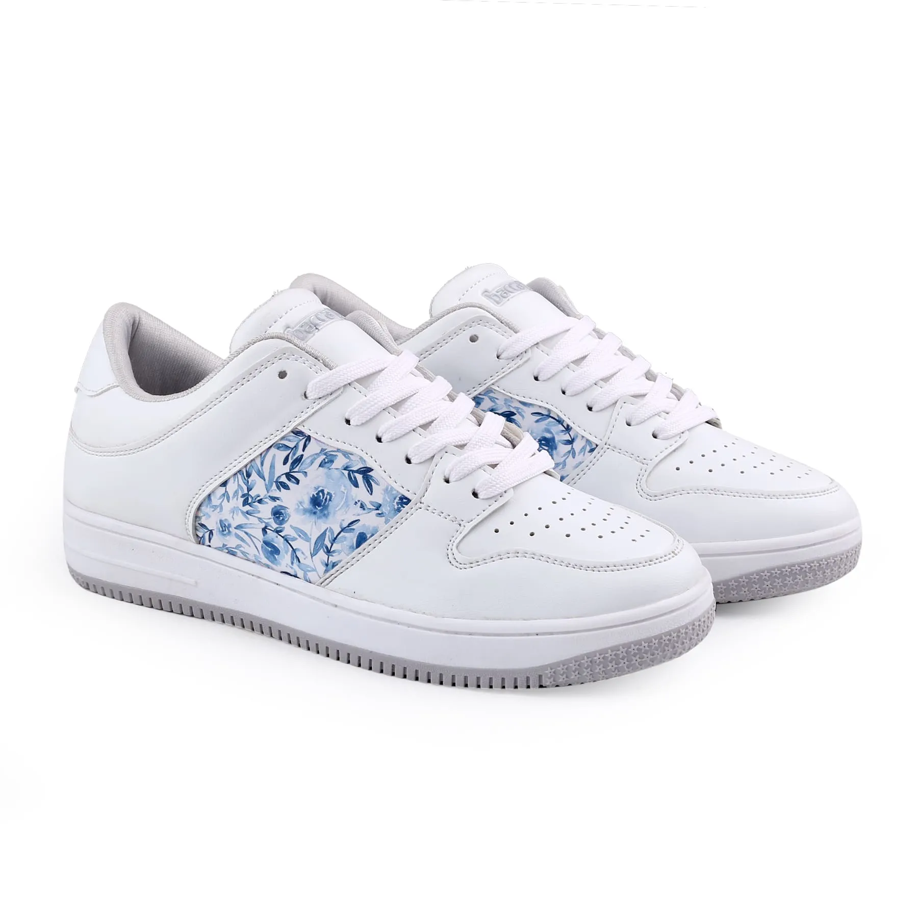 Bacca Bucci BLISS Low Top Flat Sole Fashion Women's Sneakers with Digital Prints Flat Shoe Organizer