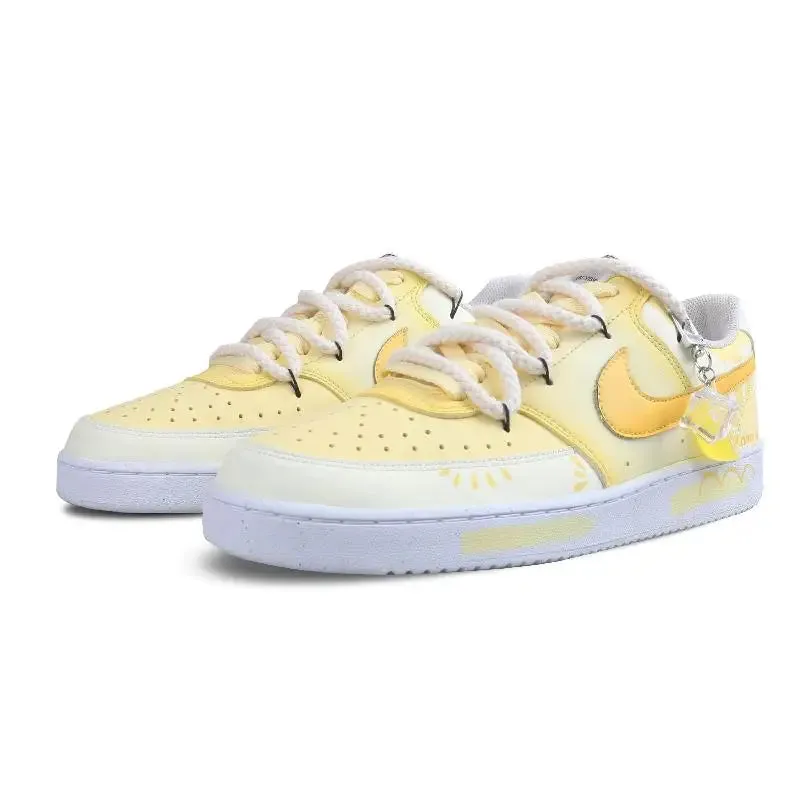 Asics Gel-resolution Tennis Shoes CustomizeNike Court Vision 1 Skateboarding Shoes Unisex Low-top White Sneakers shoes DH2987-101