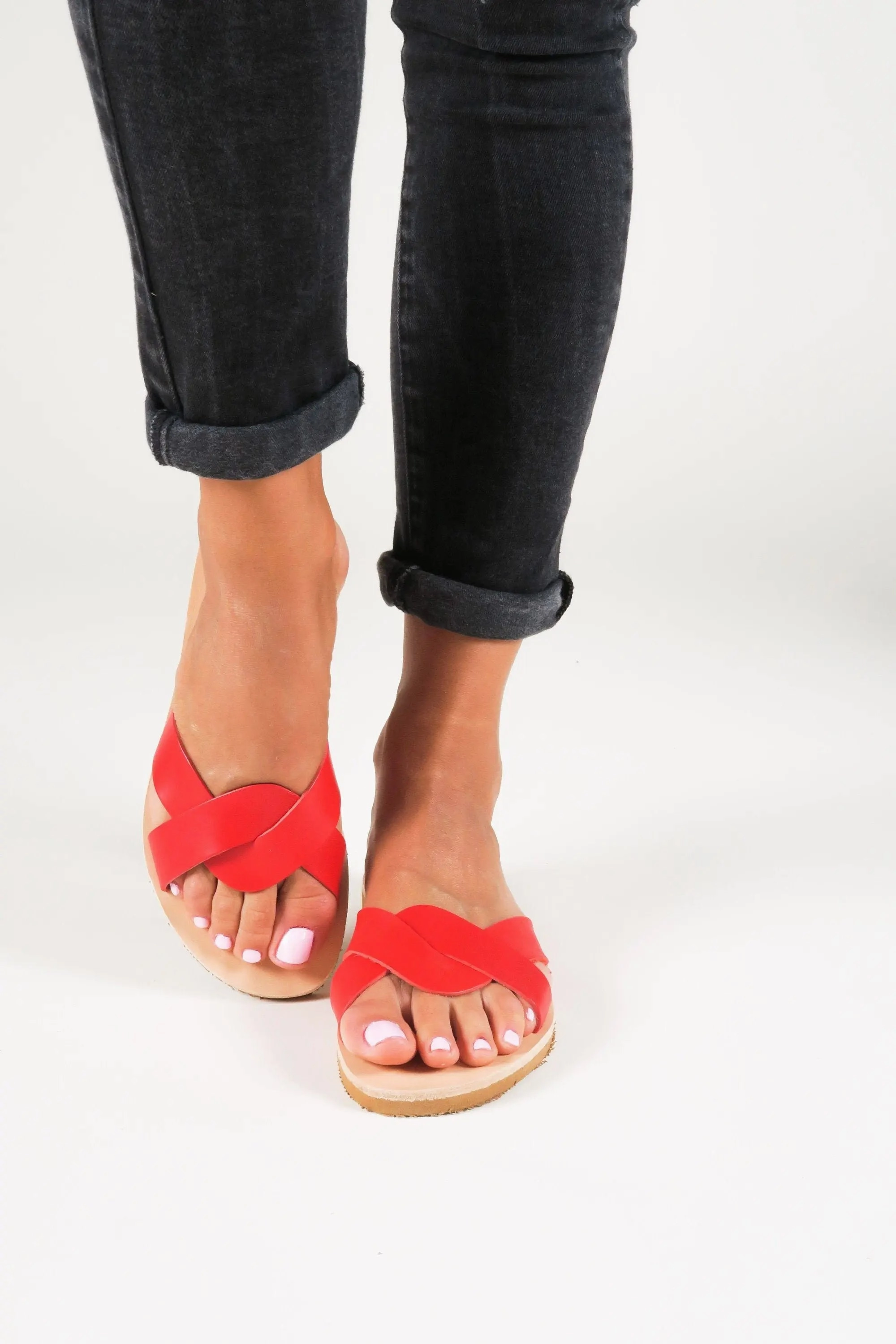 CYNTHIA Handmade Greek Sandals Best Trail Running Shoe For Flat Feet