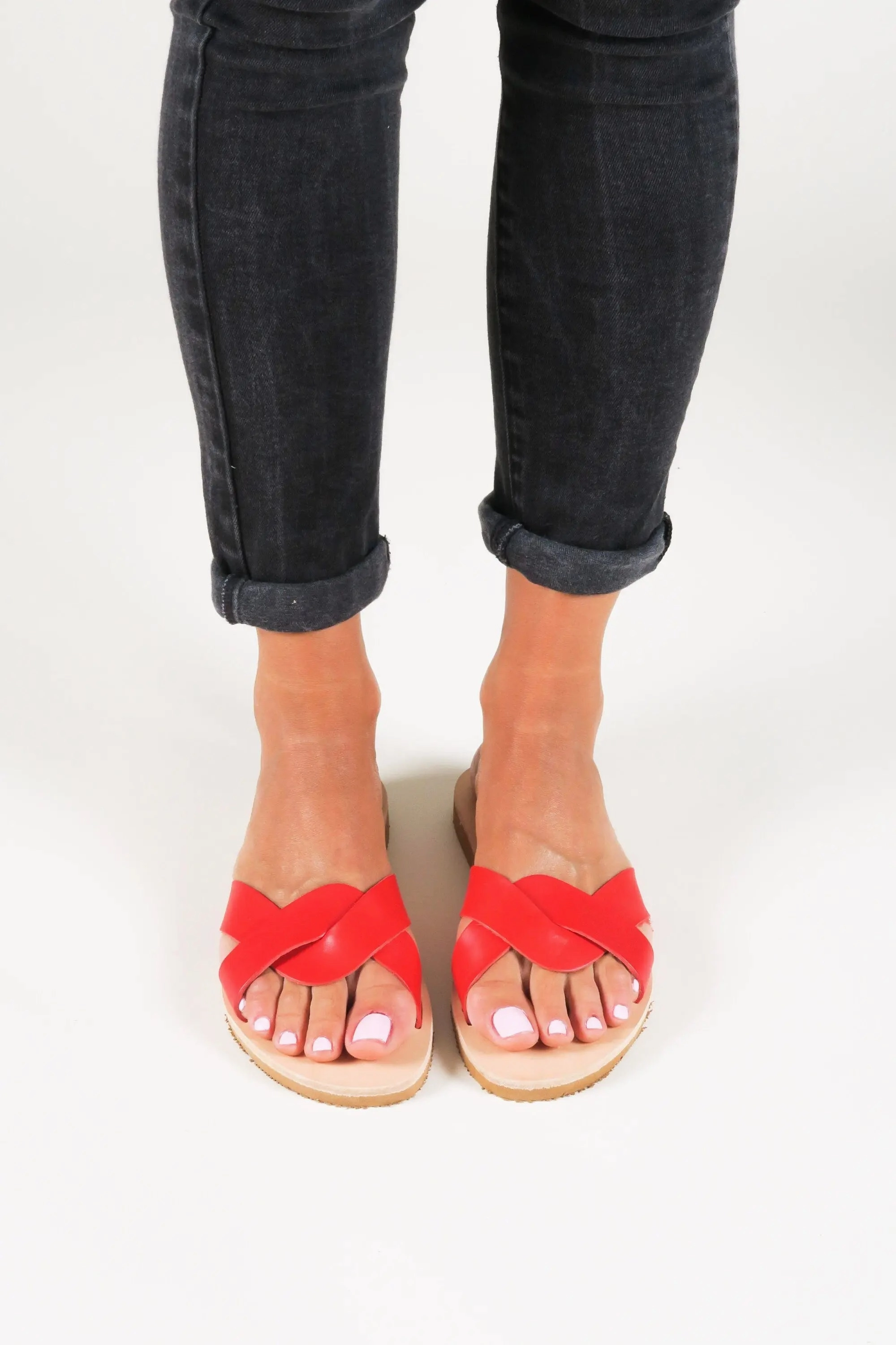 Bronze Flats Shoes CYNTHIA Handmade Greek Sandals