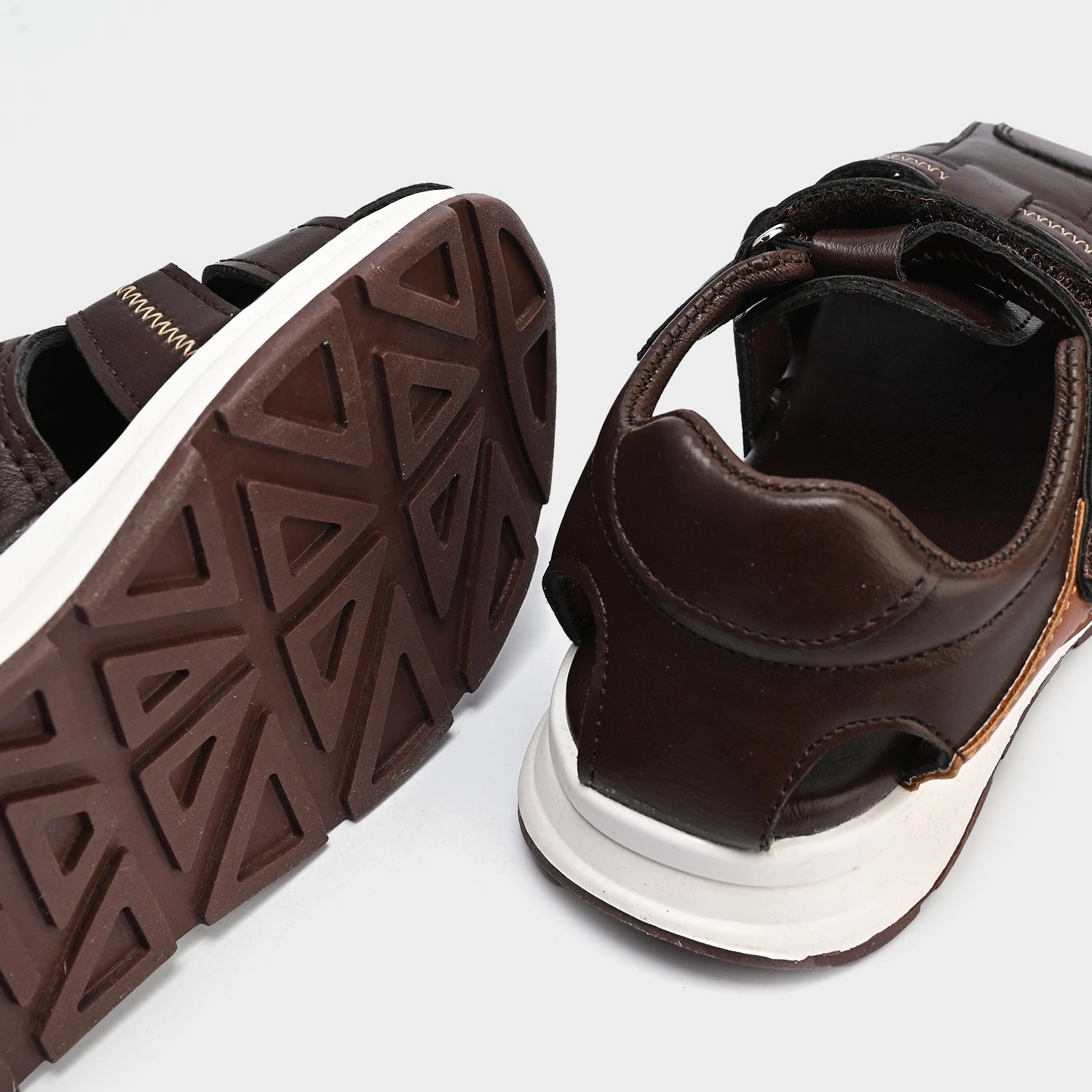 Boys Sandal 1017-2-Coffee/Brown The Best Walking