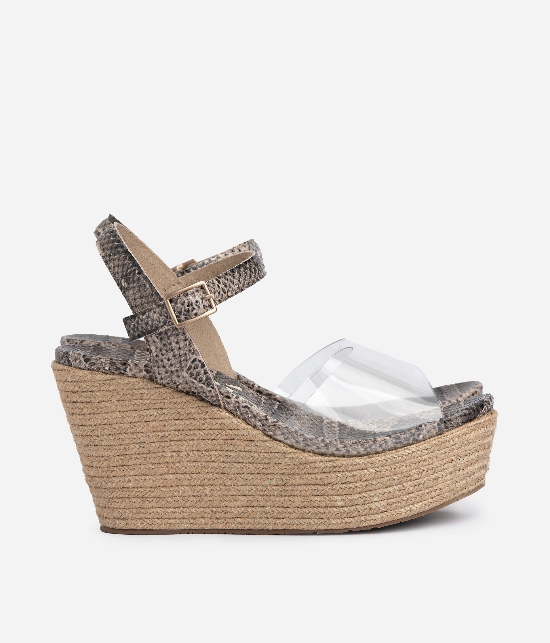 Toms Monica Fabric Espadrille Wedge danila / sand vipera-jelly