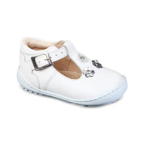 Qix Skate DG-1233 - White Genuine Leather - Dogi Kids Shoes