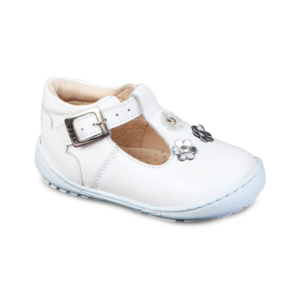 Buy Skate Shoe DG-1233 - White Genuine Leather - Dogi Kids Shoes