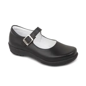 DG-7471 - Black Genuine Leather - Dogi Kids School Shoes Best Shoes For Standing And Walking All Day