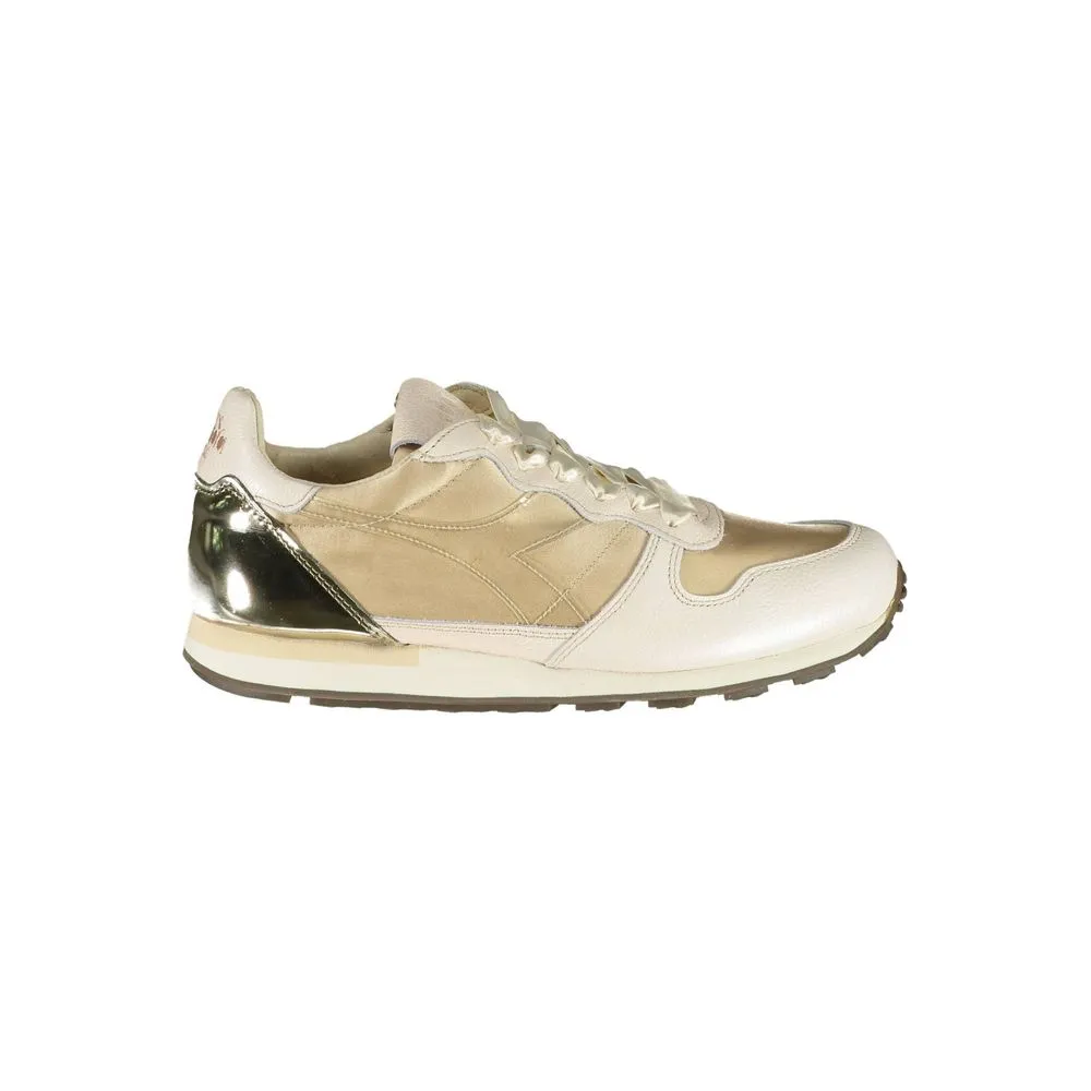 High-top Sneakers Fashion Diadora Beige Leather Women Sneaker