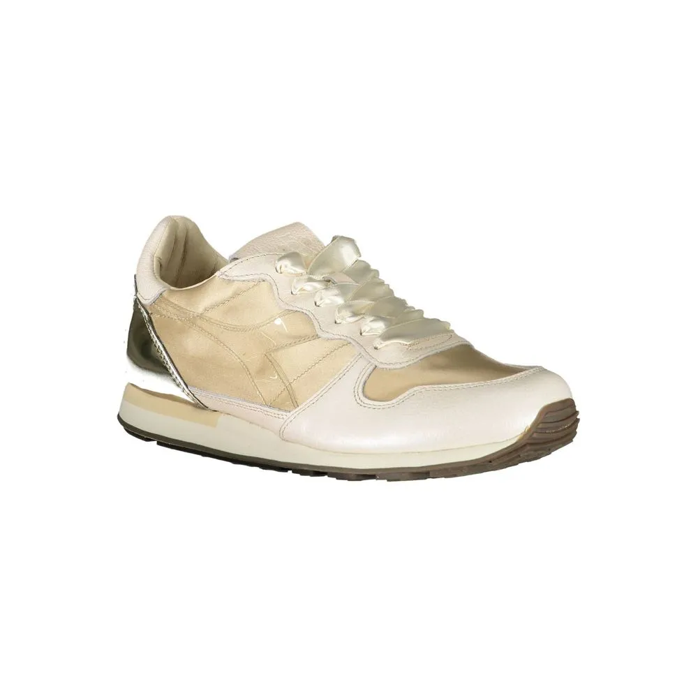Diadora Beige Leather Women Sneaker Packers Sneakers
